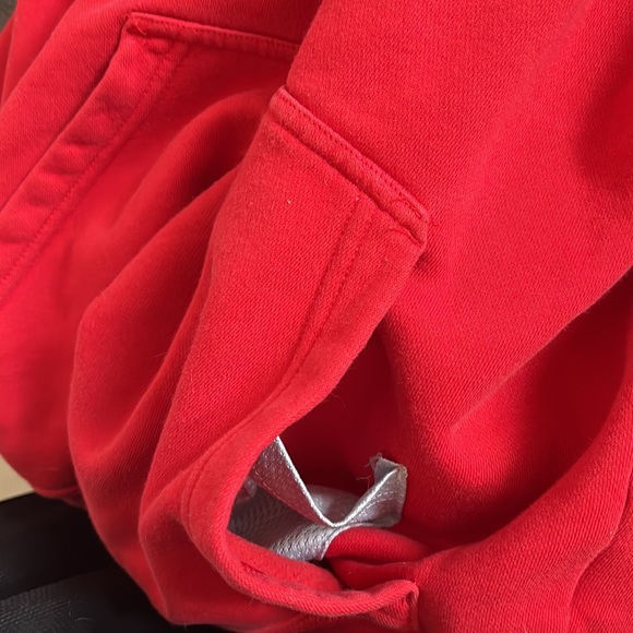 Red adidas Hoodie perfect condition - Picture 4 of 4